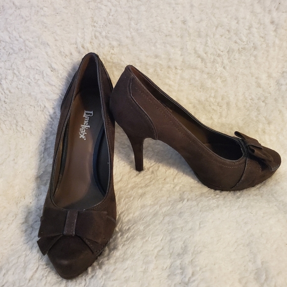 Limelight Brown Heels - Picture 2 of 8